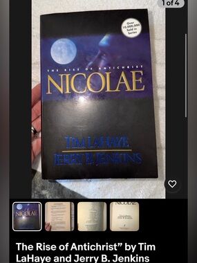 Nicolae by Tim LaHaye & Jerry B. Jenkins - Black & Blue Paperback